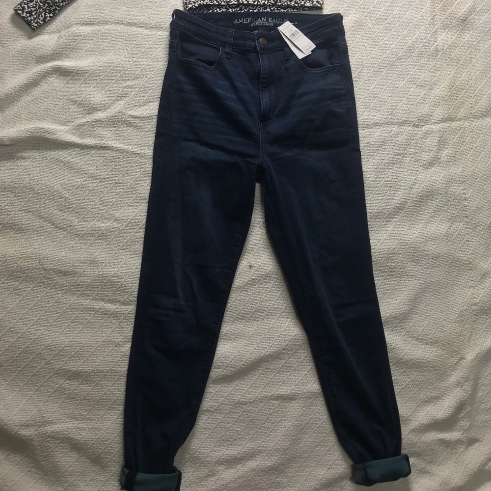 Dark wash denim jean